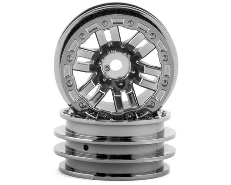 Traxxas Wheels, 1.0" (Satin Chrome) (2)
