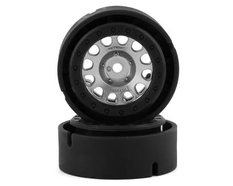 Traxxas Wheels, Method 105 1.0", (Satin Chrome) (2)