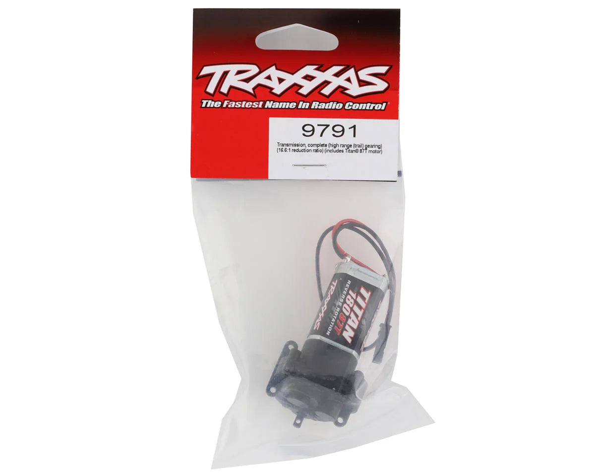 Traxxas Transmission, Complete (High Range (Trail) Gearing)