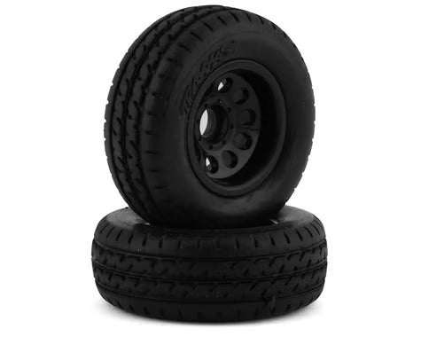 Traxxas Trailer Wheels (2)/ Tires (2)/ Mounting Hardware