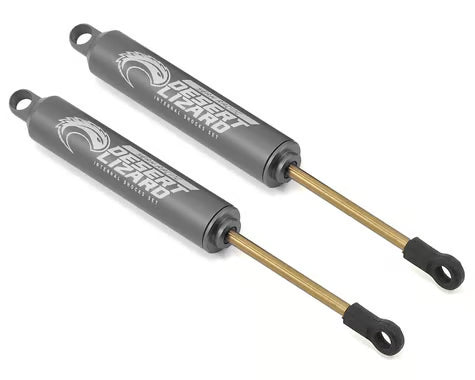 Yeah Racing Aluminum Desert Lizard Two Stage Internal Spring Shocks (Grey) (2) (120mm)