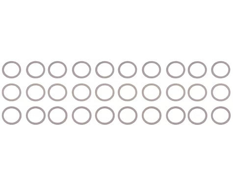 Yeah Racing 8x10mm Stainless Steel Washer Shim Set (30) (0.1, 0.2, 0.3mm)